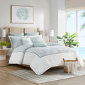 Duvet Cover Mini Set White Full Queen Queen Multicolor Cotton