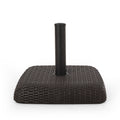 Bahulu Umbrella Base Square Brown Concrete
