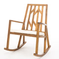 Nuna Rocking Chair With Cushion 5Cm Teak Acacia Wood
