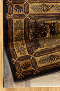 Nature'S Nest Gc Cbl3009 Multi 2 Ft. 7 In. X 7 Ft. 3 In. Lodge Area Rug Black Polypropylene