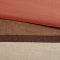 7 Piece Faux Suede Comforter Set Coral King King Coral Polyester