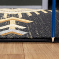 Tribes Gc Yls4001 Black 7 Ft. 10 In. X 10 Ft. 3 In. Southwest Area Rug Black Polypropylene