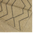 Earth Gc Ntl1010 Jute Black 2 Ft. 7 In. X 7 Ft. 3 In. Indoor Outdoor Area Rug Natural Black Polyester Polypropylene