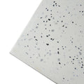 Speckle Symmetric Side Table White Concrete
