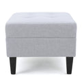 Ottoman Light Grey Fabric