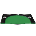 Folding Poker Table Top For 10 Players Tri Fold Texas Holdem Blackjack Casino Game Tabletop Green Green Primary Living Space Modern Mdf