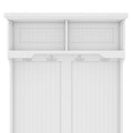 Hall Tree With Storage Shoe Bench For Entryway And Hallway, 4 In 1 Design Coat Racks With 4 Hooks For Living Room, White Old Sku: W1307113678 White Mdf