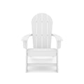 White Adirondack Chair Premium Hdpe Poly Lumber For Pool, Patio, And Garden Elegance No Adirondack White Weather Resistant Frame American Traditional Hdpe Hdpe