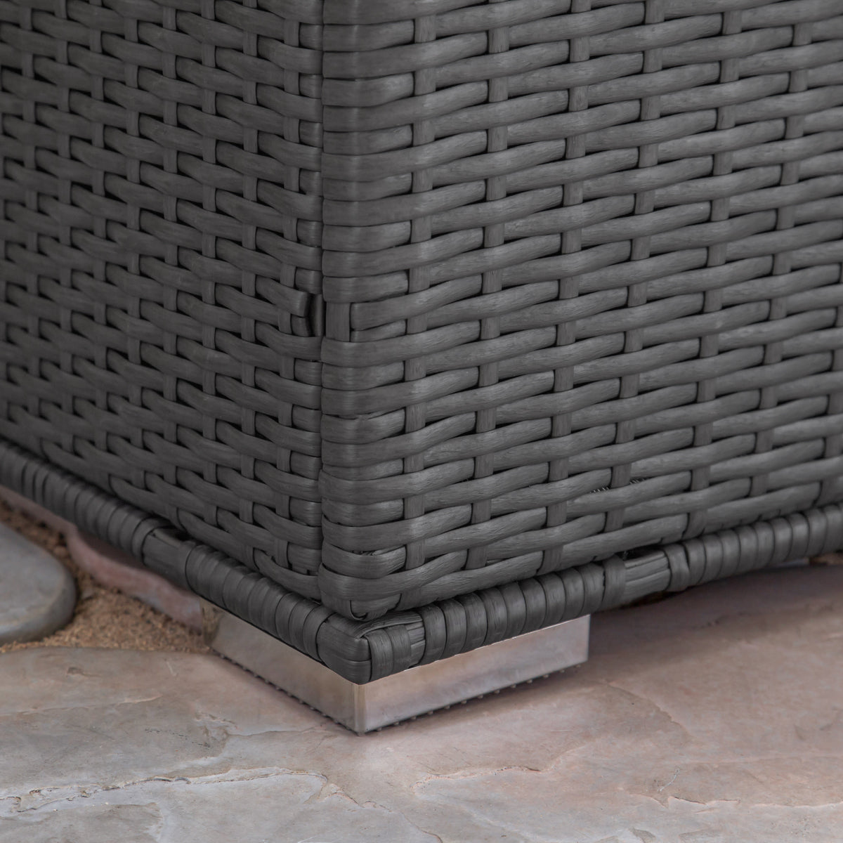 Santa Rosa Storage Grey Rattan