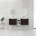 60 Inch Soft Close Doors Bathroom Vanity With Sink, A Small Storage Shelves, 24