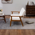Coolmore Mid Century Modern Solid Loveseat Sofa Upholstered Linen Loveseat, 2 Seat Upholstered Loveseat Sofa Modern Couch Beige Linen 2 Seat