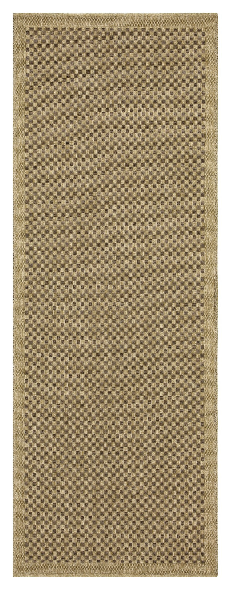 Earth Gc Ntl1005 Jute Mocha 2 Ft. 7 In. X 7 Ft. 3 In. Indoor Outdoor Area Rug Natural & Light Brown Polyester Polypropylene