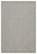 Sunshine Gc Har2009 Silver 2 Ft. 7 In. X 7 Ft. 3 In. Indoor Outdoor Area Rug Silver Polyester Polypropylene