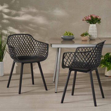 Poppy Chair Black Polypropylene