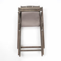 Nikki Beach Sling Chair Grey Set Of 2 Grey Wood