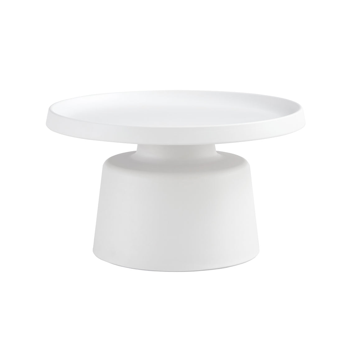 Set Of 2 Round Metal Side Coffee Table Black And White 70Cm And Balck 50 Cm Beige Black Primary Living Space Art Deco,Casual Coffee & End Tables Round Metal