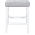 Ariya Grey Bar Stools Kit Of 2 Grey Rubber Wood