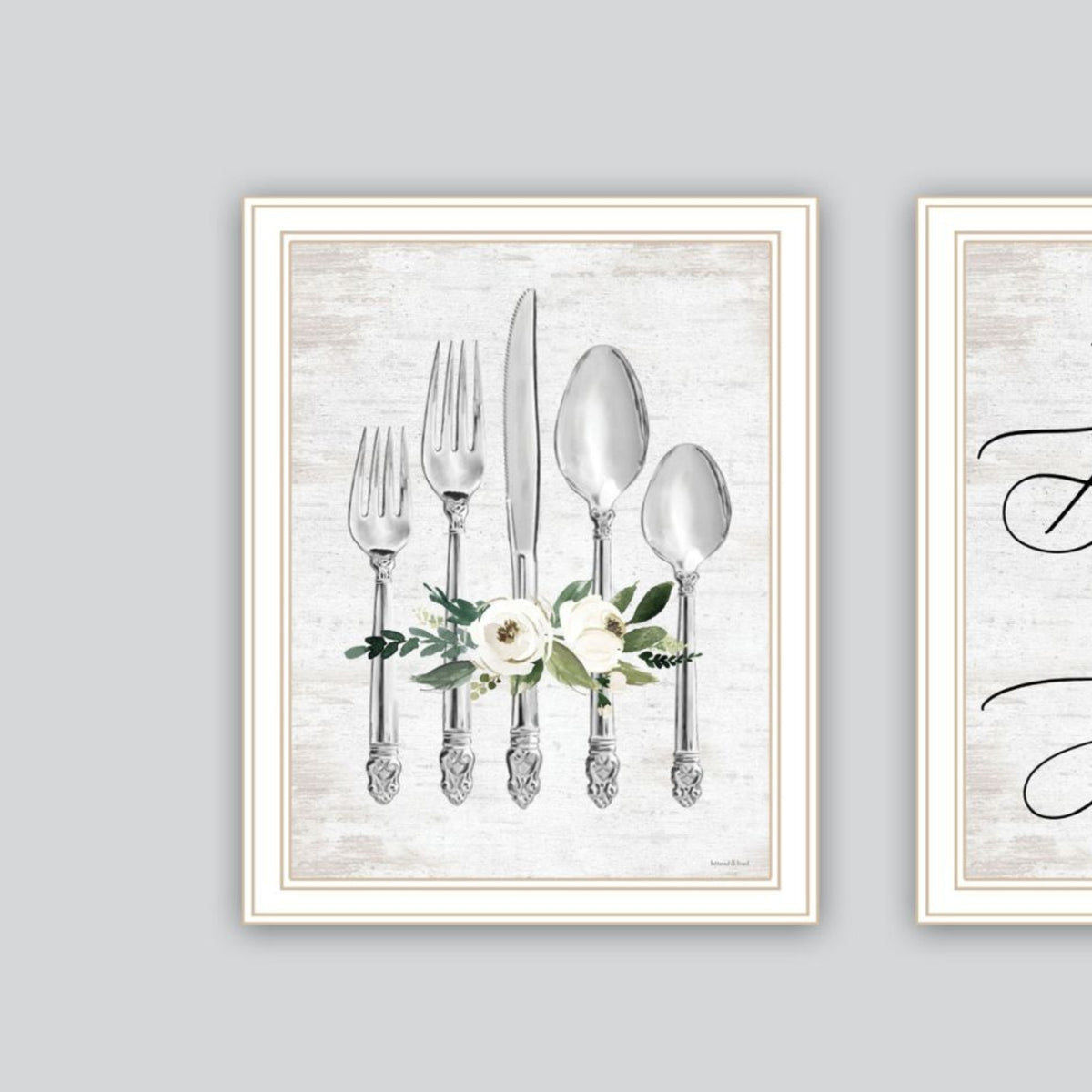 "Ready To Dine Humor" Framed Wall Art For Living Room, Wall Art Print For Home Decor, Bedroom Wall Art By Lettered & Lined Multicolor Wood Paper