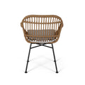Orlando Chairs Brown Beige Iron Plastic