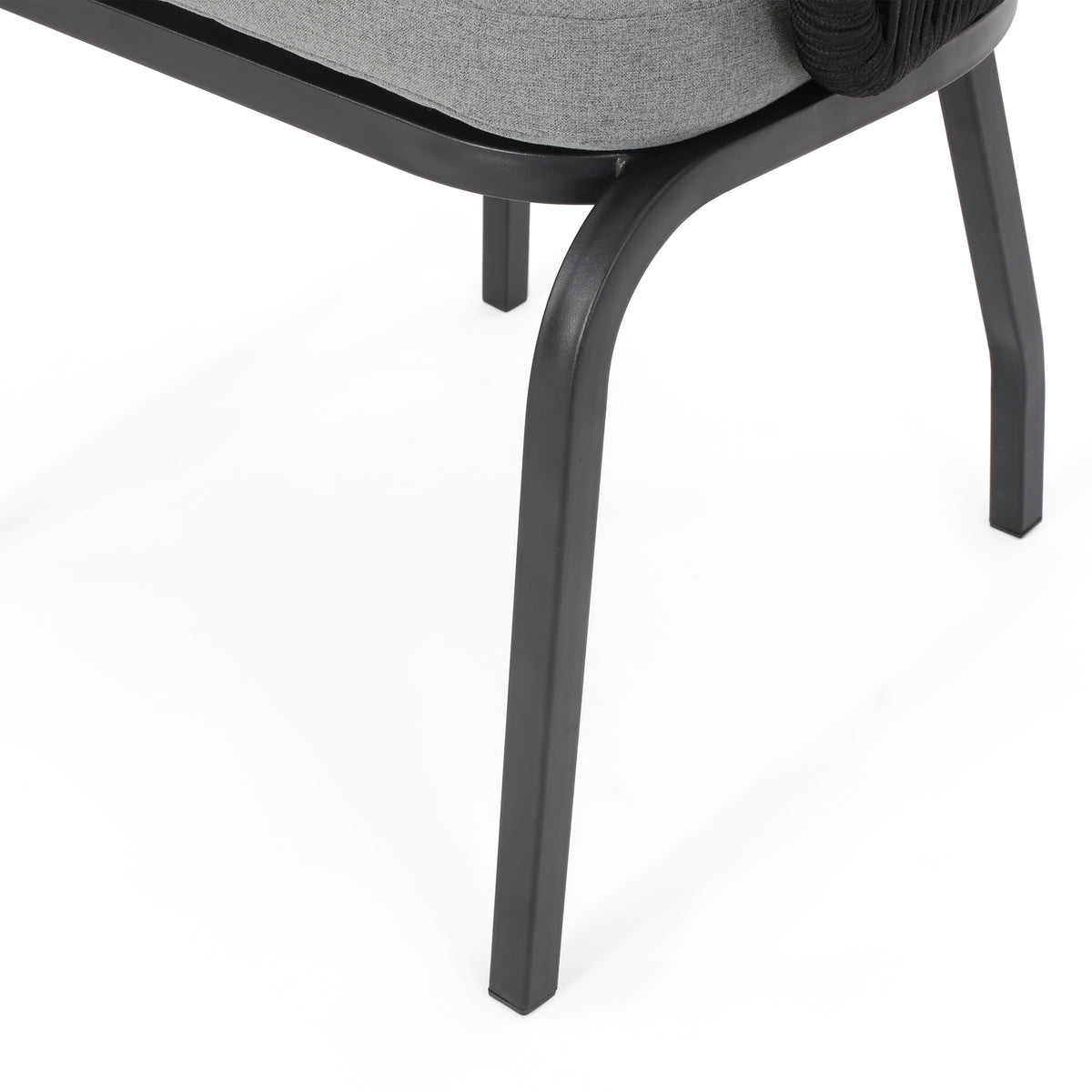 Candlewood Chair Black Woven Rope