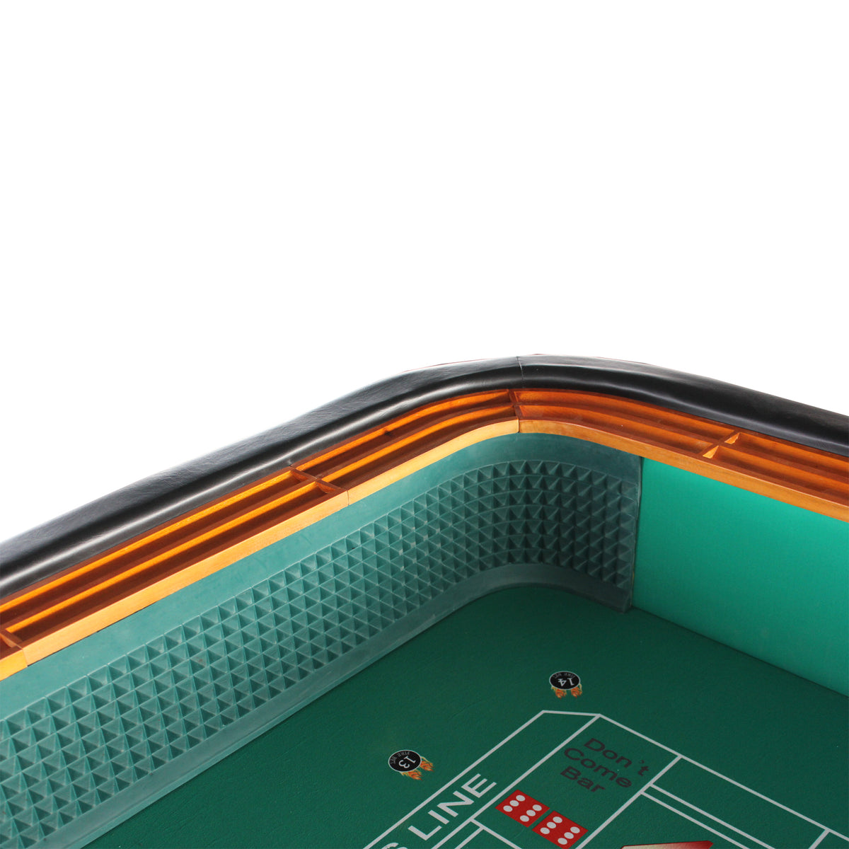 12 Feet Craps Table Model 13829 Green Green Primary Living Space Modern Wood
