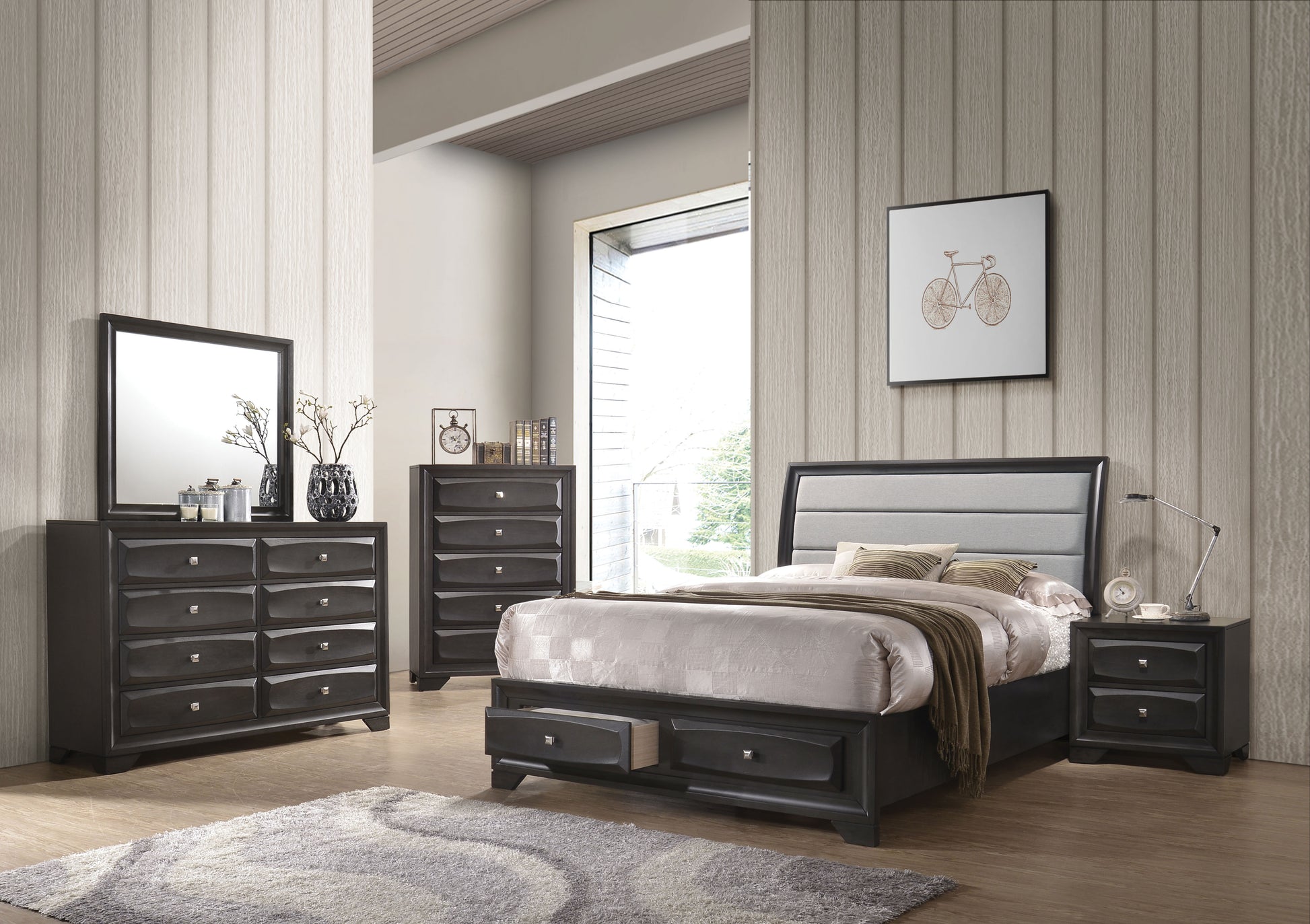 Antique Grey Chest Antique Gray Bedroom Solid Wood Mdf