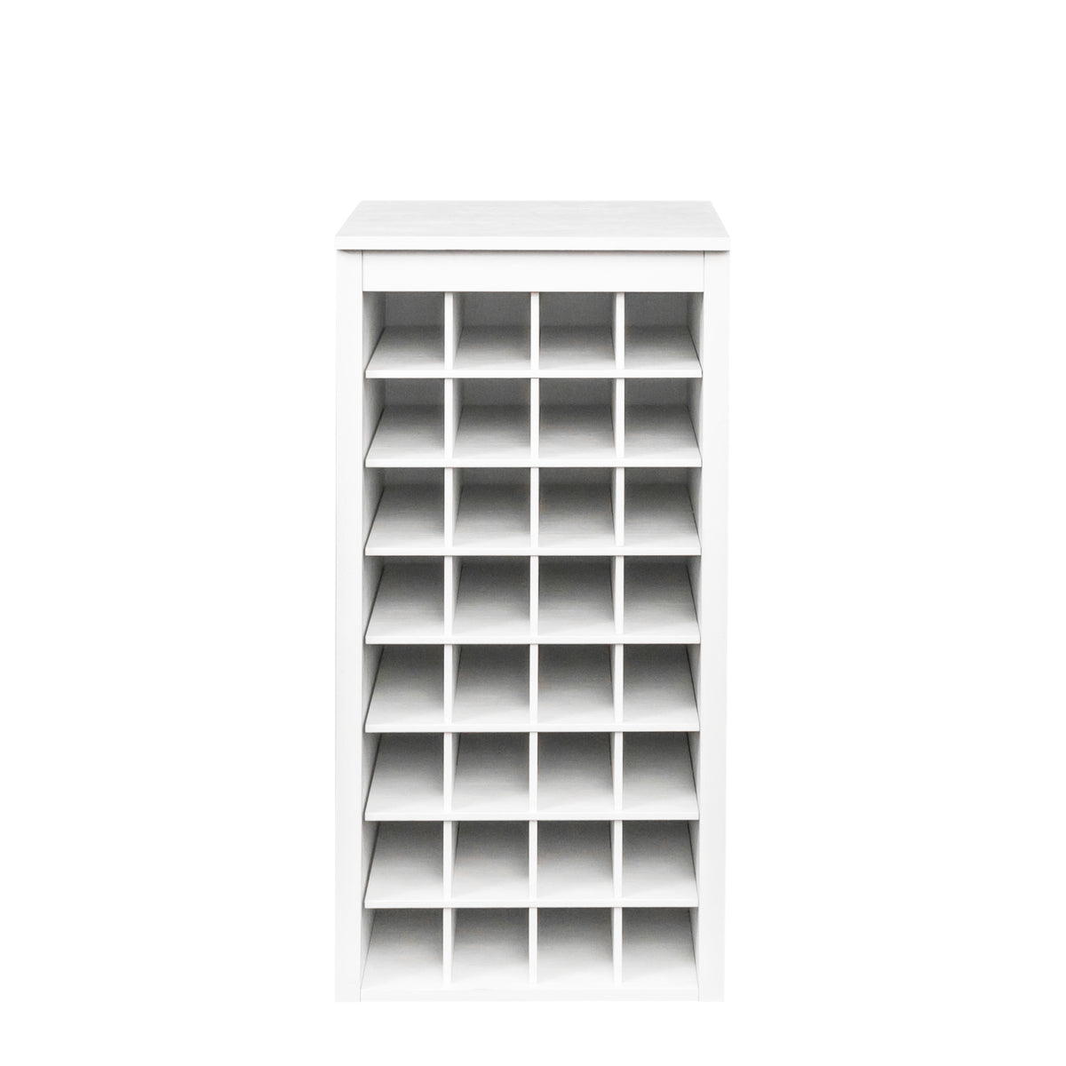 Brown Walnut Color Modular 32 Wine Bar Cabinet Buffet Cabinet White Particle Board Mdf