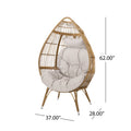 Serina Teardrop Chair Natural Iron