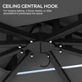 Outsunny 10' X 12' Patio Gazebo With Netting, Double Roof Outdoor Gazebo Canopy Shelter, Solid Metal Frame For Garden, Lawn, Backyard, Deck, Dark Gray Gray Metal