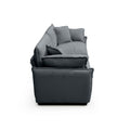 Warm And Cozy Sofa Set With Soft Cushions And Pillows, Home Theater Style Sofa Set Consisting Of A 3 Seater Sofa And Two Single Sofas Ingrey Corduroy Fabric Grey Corduroy 5 Seat