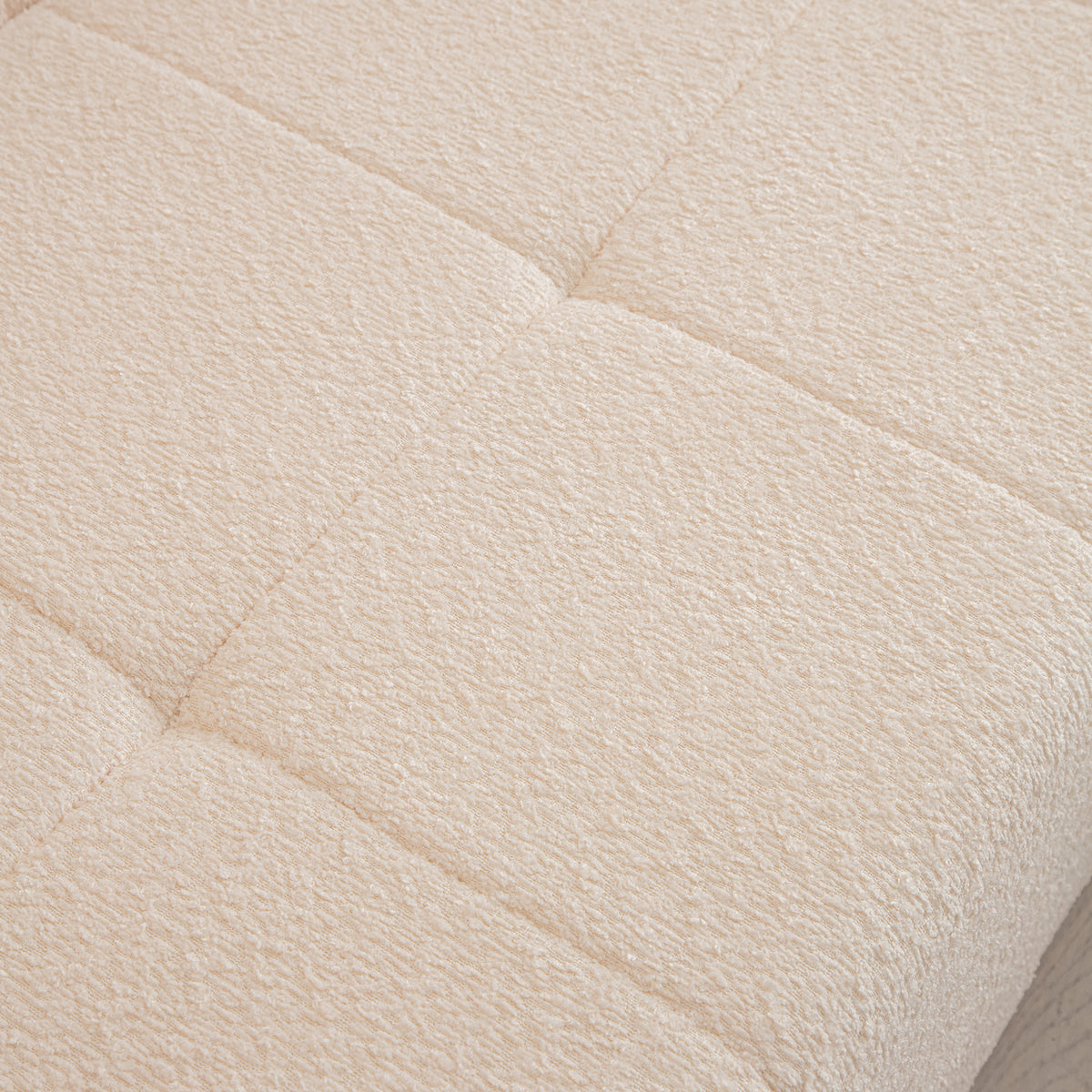 Vedio Provied 105.5" Modular L Shaped Sectional Floor Couch, Deep Seat Tufted Comfy Sofa Set With Chaise For Living Room Beige Modern Foam Polyester 3 Seat