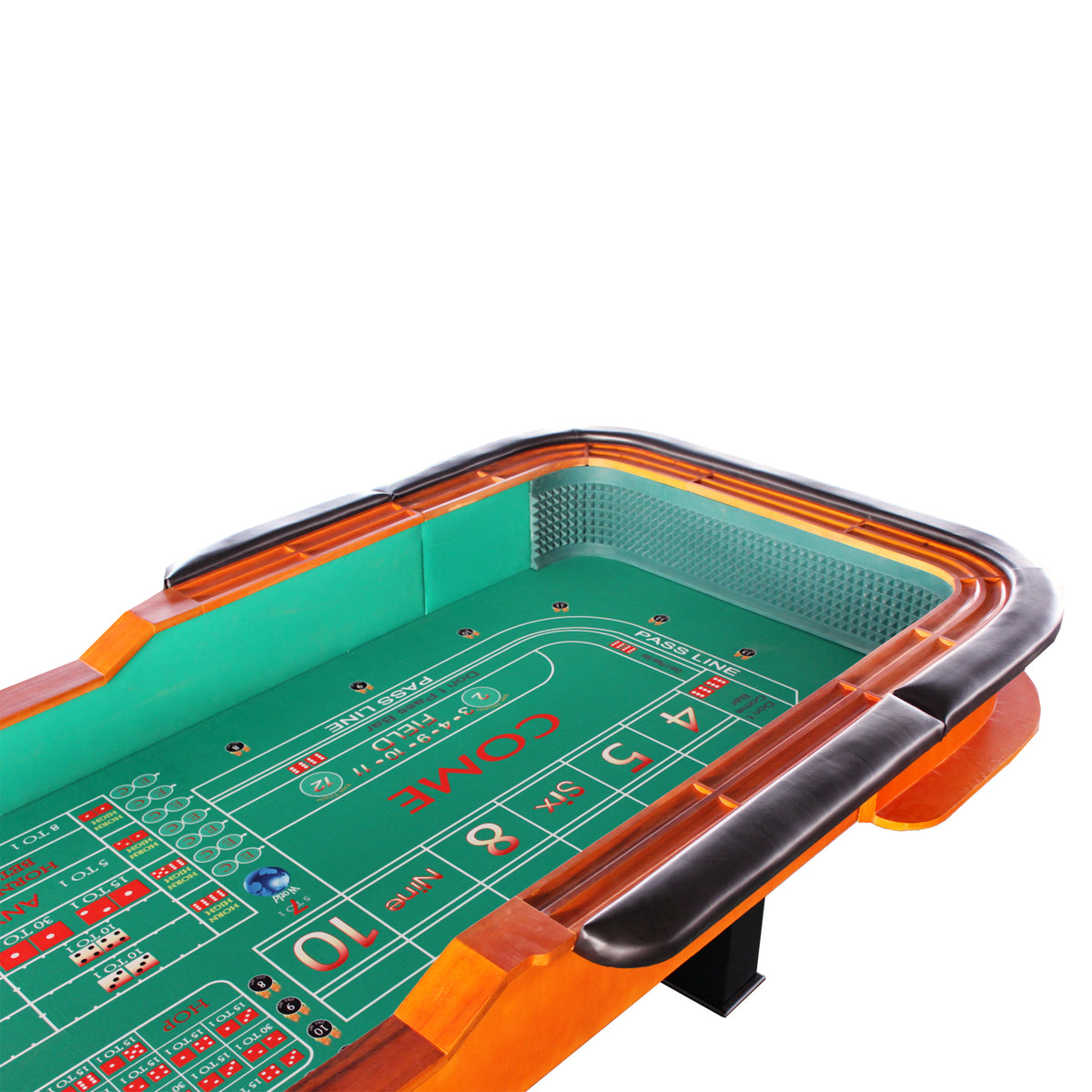 12 Feet Craps Table Model 13829 Green Green Primary Living Space Modern Wood