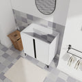 Soft Close Doors Bathroom Vanity,30 Inch For Small Bathroom Only Vanity ,No Sink White 2 Bathroom Freestanding Modern Plywood