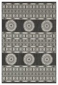Sunshine Gc Har2023 Anthracite 7 Ft. 10 In. X 10 Ft. 3 In. Indoor Outdoor Area Rug Anthracite Polyester Polypropylene