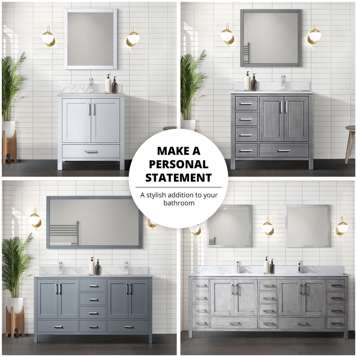 Dark Grey Double Bath Vanity 84 In. W X 22 In. D, White Quartz Top, And Faucet Set Dark Grey Plywood Wood