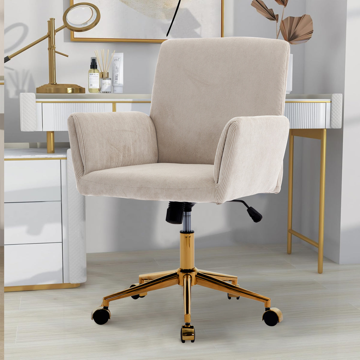 Ts Office Chair Gray Corduroy