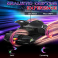 Aosom 12V Electric Go Kart, 5 Mph Drifting Car, Battery Powered Ride On Toy Outdoor With Slow Start, Music, Colorful Lights, For 8 12 Years Old, Black Black Iron Plastic