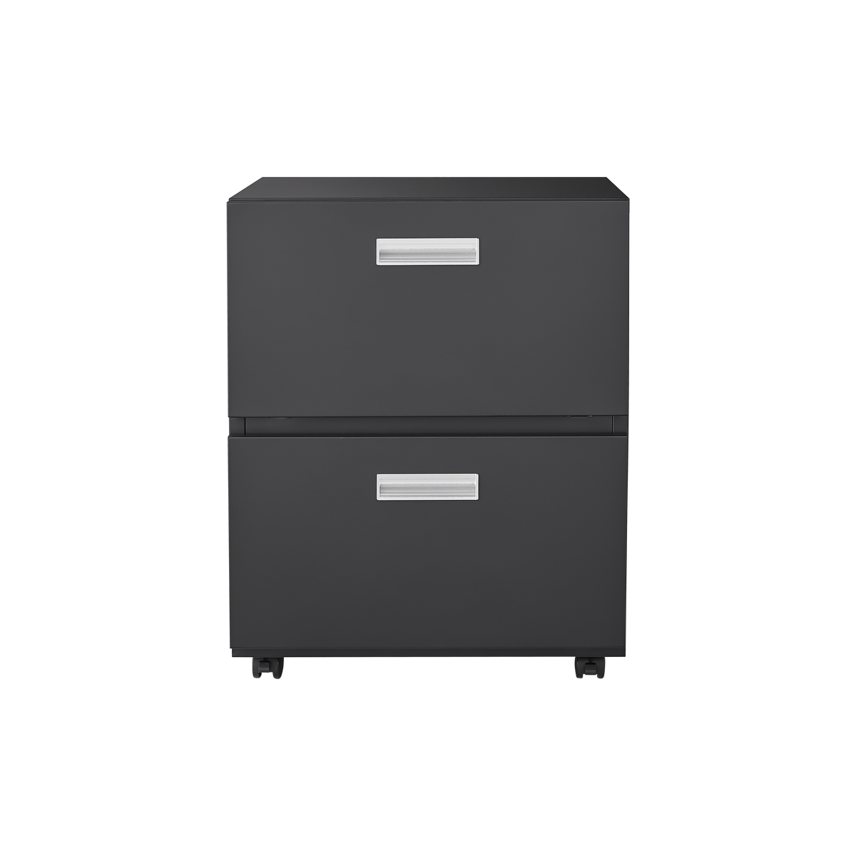 Office Furniture Copier Cabinet Black 2 Door Steel Copier Stand Mobile Pedestal File Printer Stand 1 2 Drawers Black Office Mobile Modern Metal Metal