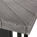 Jett Dining Fire Table Top 40,000Btu Tank Outside Grey Magnesium Oxide