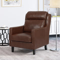 Club Chair Dark Brown Pu