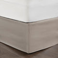 Wrap Around Adjustable Bedskirt Khaki One Size Khaki Microfiber