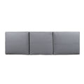 Ariana Kd Wood Chaise Lounge W Cushion Grey Wood Fabric