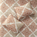 6 Piece Printed Quilt Set With Throw Pillows Multi Full Queen Full Multi Cotton