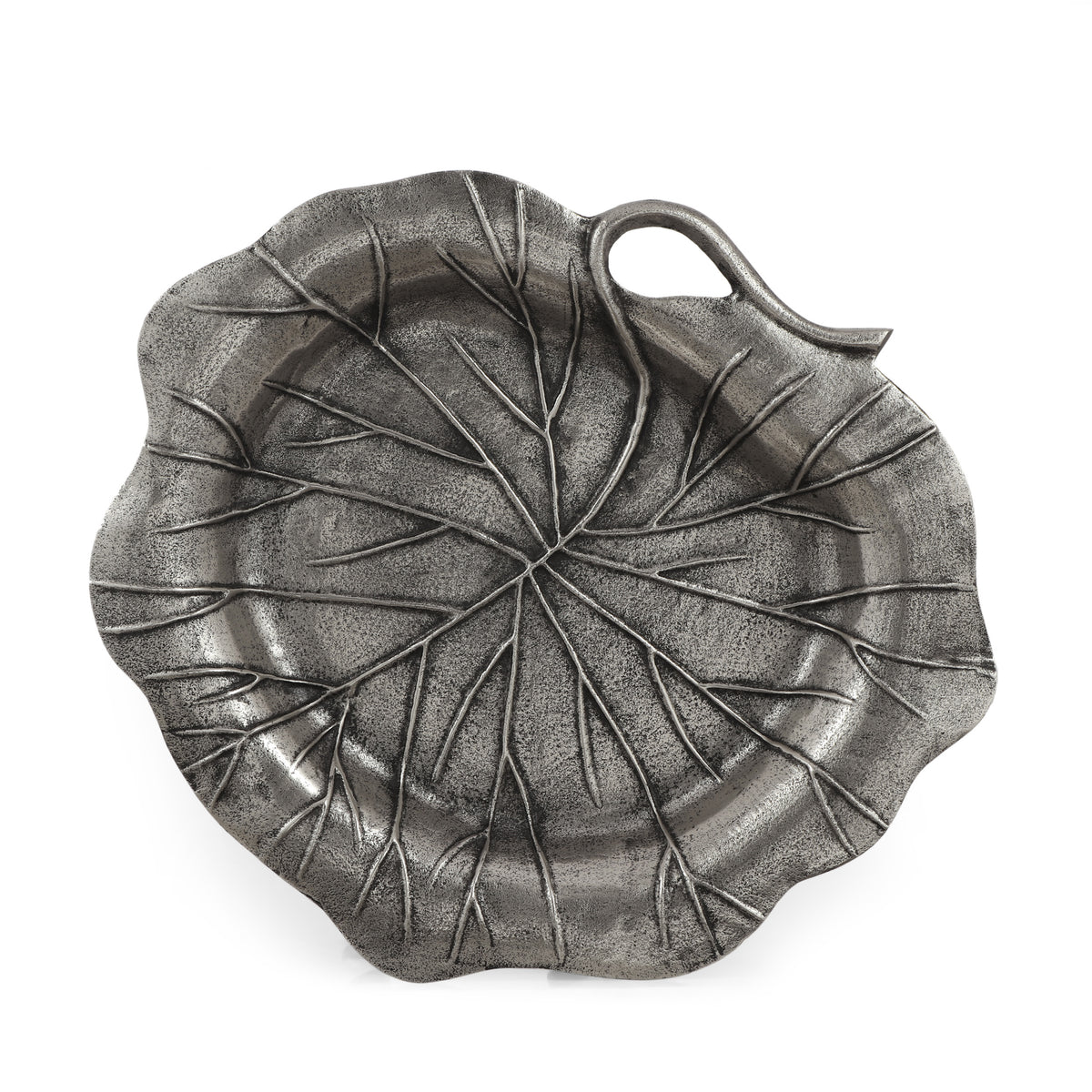 Platter Clear Antique Nickel Aluminium