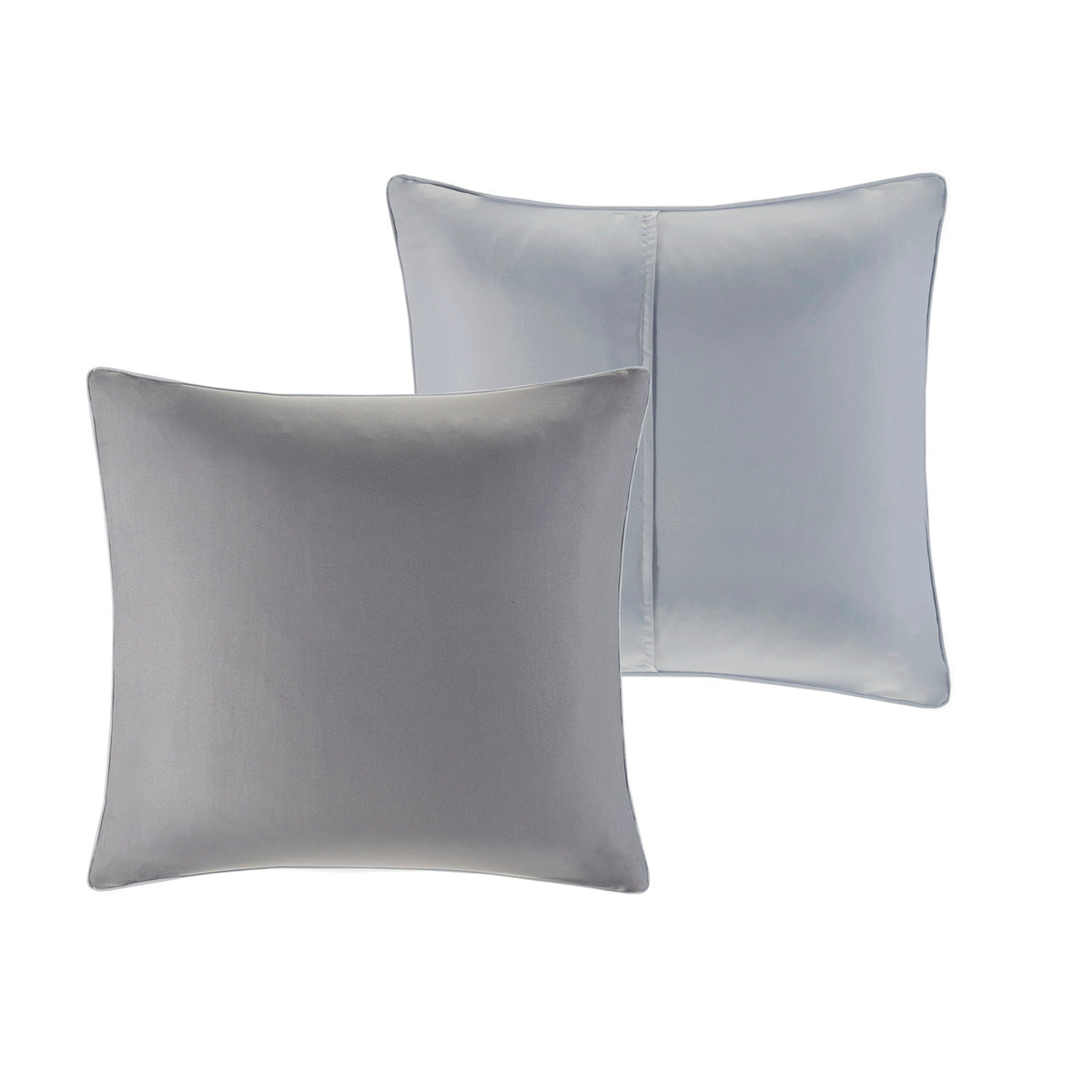 Embroidered 8 Piece Comforter Set Grey King King Grey Polyester