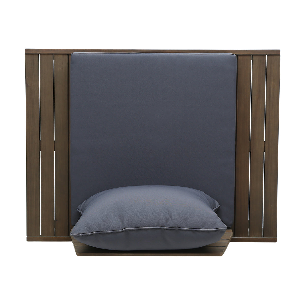 Sedona Club Chair Dark Grey Wood