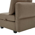 Modular Sectional Sofa With Storage Seat Oversized U Shaped Couch With Reversible Chaise Sofa Set With Ottoman,Ultimate Comfort 6 8 Seater Couches With Adjustable Arms And Backs For Living Room Brown Brown Polyester 6 Seat