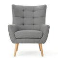 Club Chair Grey Fabric