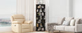 23.6'' Rotating Shoe Rack Tower, 7 Tier Spinning Shoe Shelf With 5 Grids Per Layer, Display Rack, 360 Revolving Shoe Carousel Closet Organizer For Entryway, Living Room, Black 7 Black Primary Living Space Particle Board