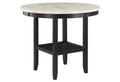 Greta Bar Table Antique White Rubber Wood